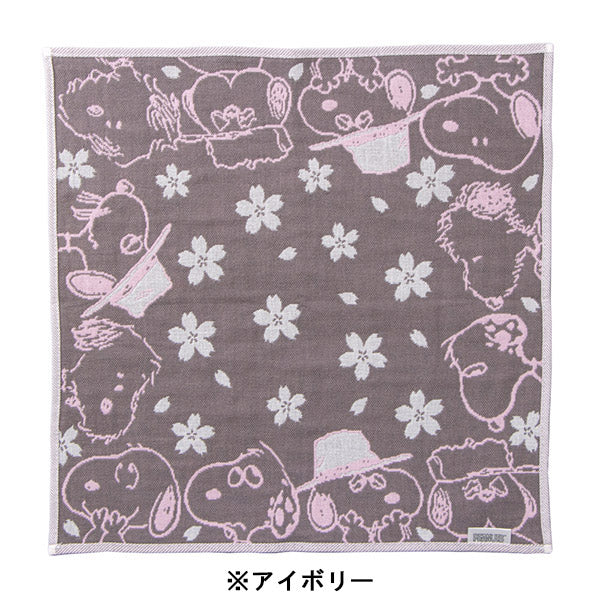 PEANUTS さくら 3重ガーゼハンカチ (きょうだい)