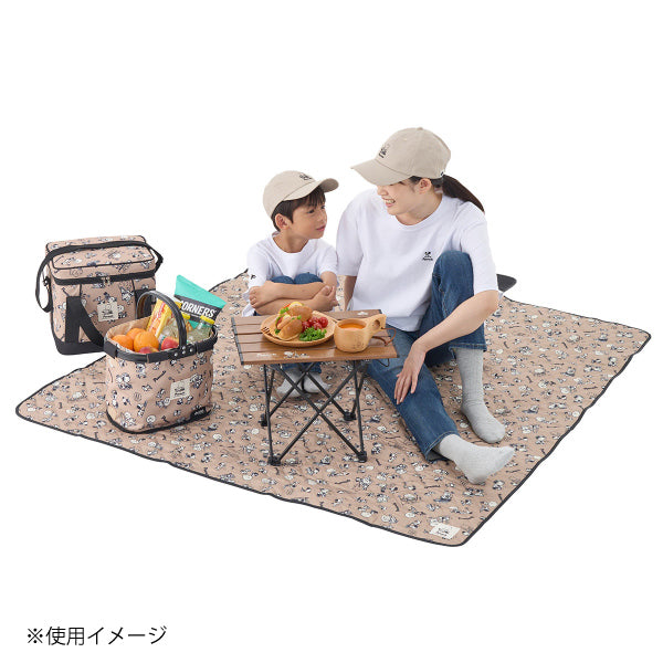 スヌーピー アルミトップロールテーブル  (PEANUTS 75years)