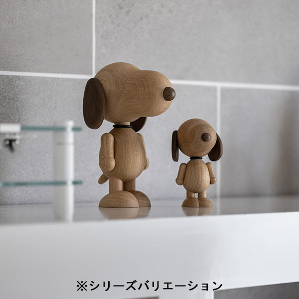 『BOYHOOD』北欧の天然オーク材オブジェ SNOOPY LARGE