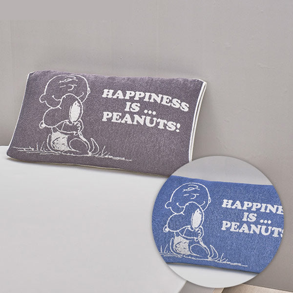 スヌーピー のびのびタオルピローケース (Happiness)