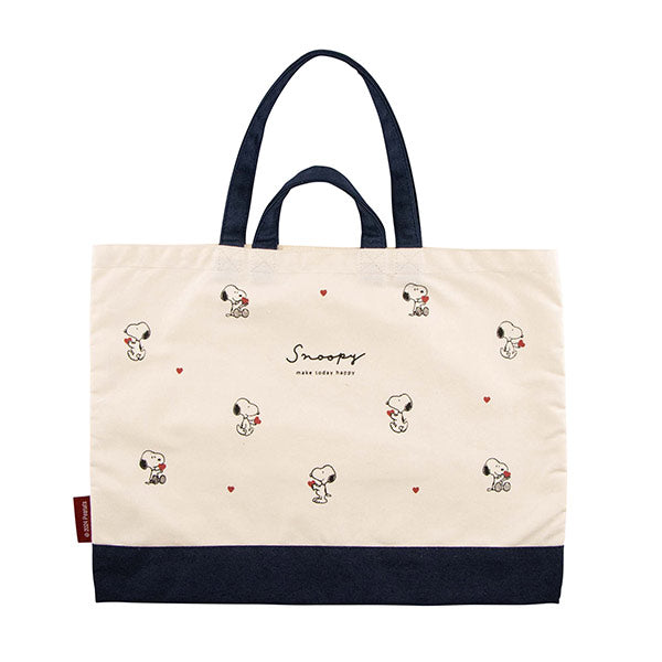 スヌーピー カレッジトートバッグ (ハートチラシ)