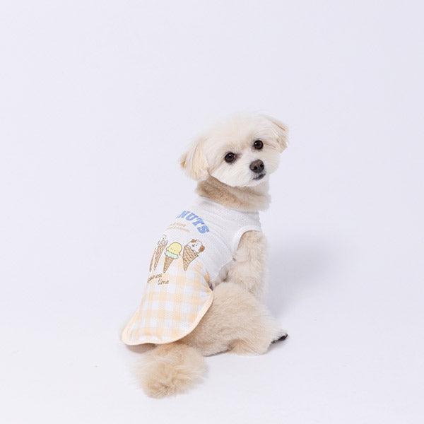 スヌーピー アイスクールタンク (ベージュ)