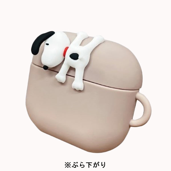 スヌーピー AirPods 4対応 シリコンケース