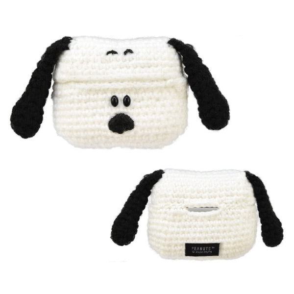 スヌーピー AirPods Pro(第2世代)/AirPods Pro 対応 ニッティングケース