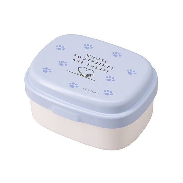 スヌーピー ワンタッチ2段ランチボックス (誰の足跡?)