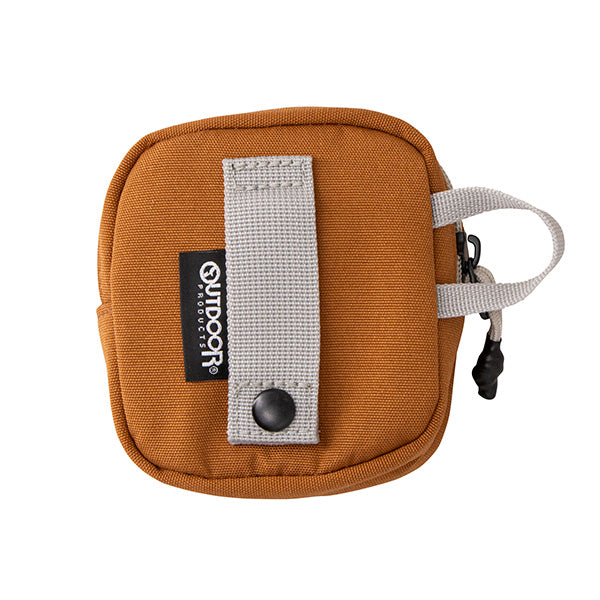 PEANUTS×OUTDOOR PRODUCTS ショルダーバッグ&コスメポーチ (茶)