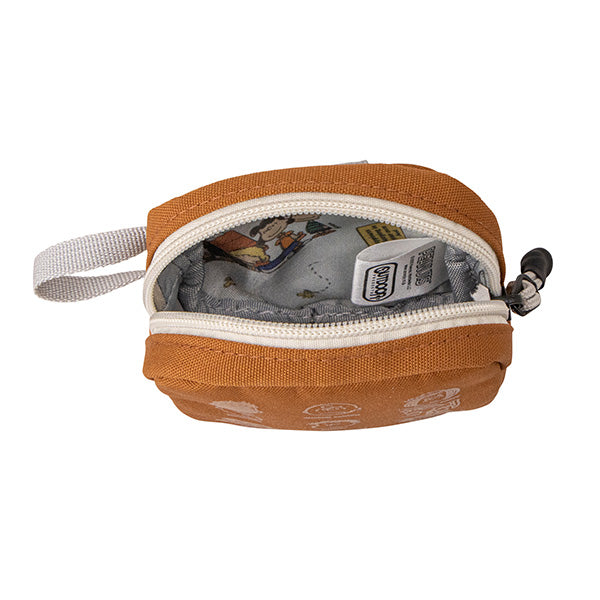 PEANUTS×OUTDOOR PRODUCTS ショルダーバッグ&コスメポーチ (茶)