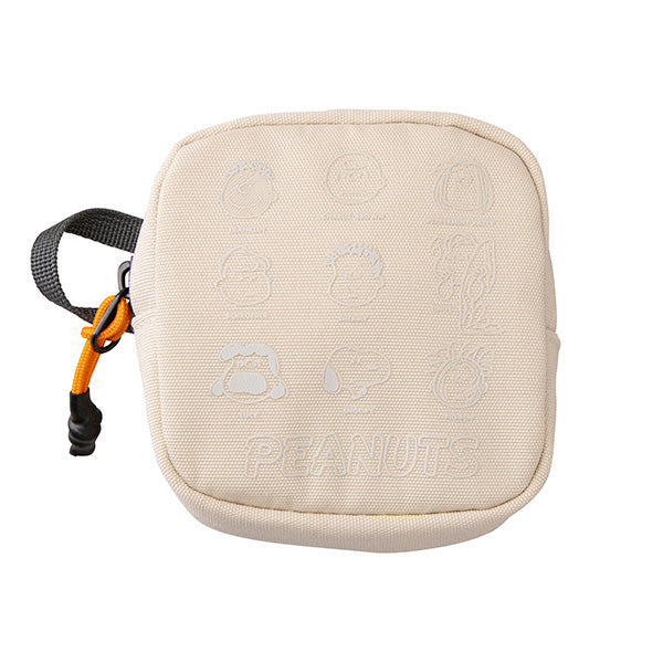 PEANUTS×OUTDOOR PRODUCTS ショルダーバッグ&コスメポーチ (ベージュ)