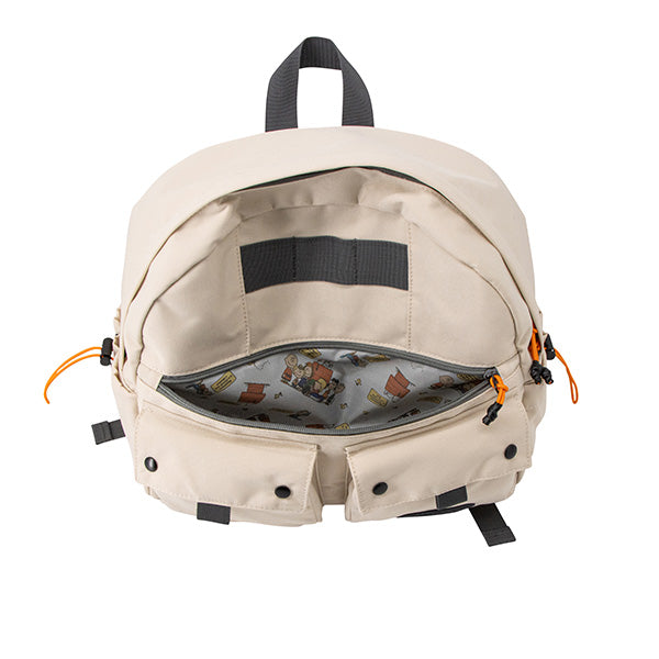 PEANUTS×OUTDOOR PRODUCTS リュック&コスメポーチ (ベージュ)