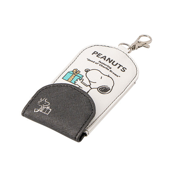 スヌーピー キッズキーケース (オフホワイト)