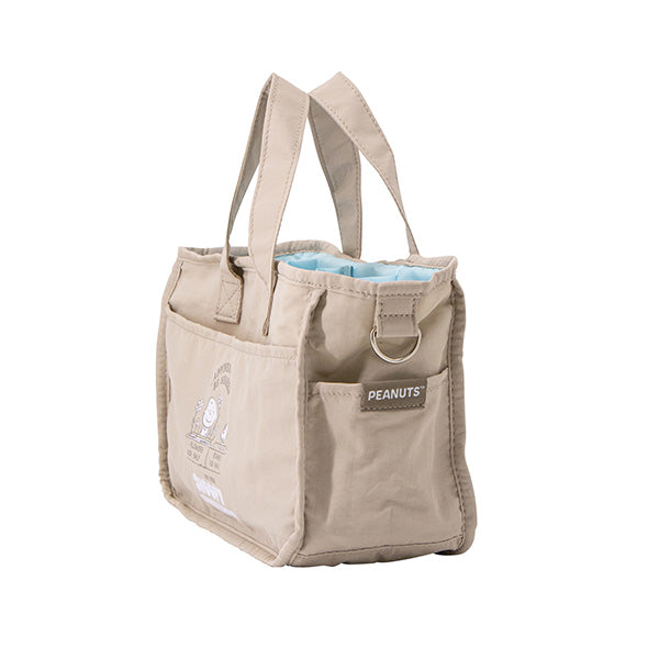 スヌーピー マザーズバッグインバッグ (ベージュ)
