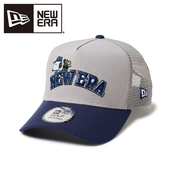 PEANUTS NEW ERA キャップ (ゴルフ 940AF グレー/ライトネイビー)