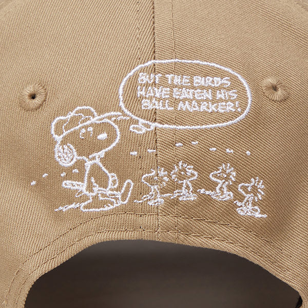 PEANUTS NEW ERA キャップ (ゴルフ 920CS/ブリティッシュカーキ)