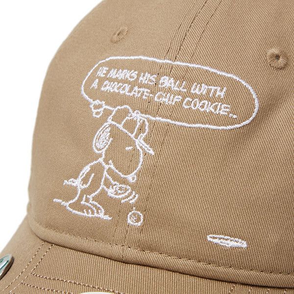 PEANUTS NEW ERA キャップ (ゴルフ 920CS/ブリティッシュカーキ)