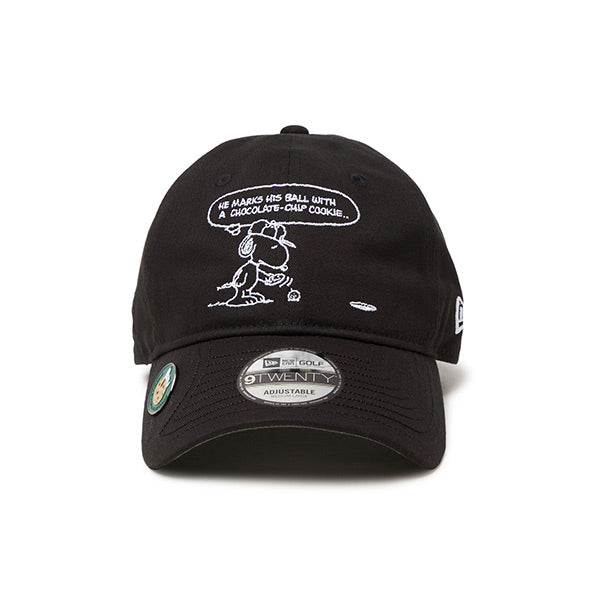 PEANUTS NEW ERA キャップ (ゴルフ 920CS/ブラック)