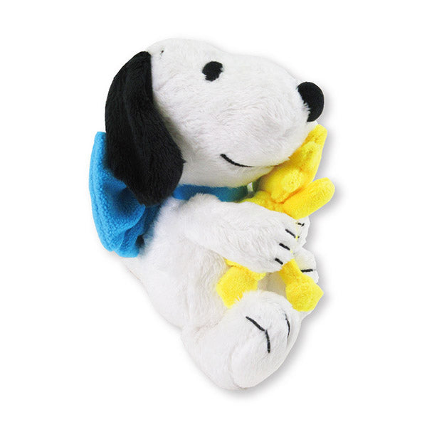スヌーピー ぬいぐるみ 安心毛布バックリボン (SNOOPY and LINUS)
