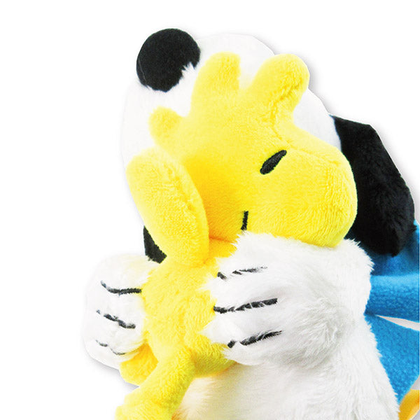 スヌーピー ぬいぐるみ 安心毛布バックリボン (SNOOPY and LINUS)