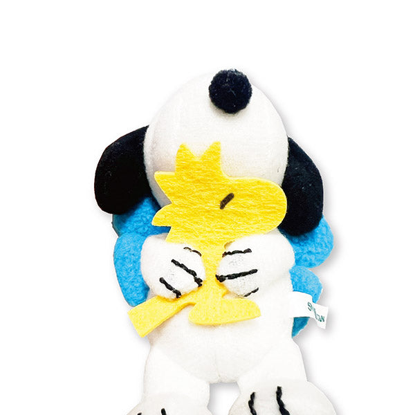 スヌーピー マスコット 安心毛布バックリボン (SNOOPY and LINUS)