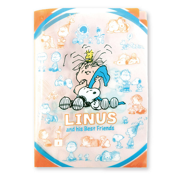 スヌーピー クリアファイルA5仕切り (SNOOPY and LINUS)
