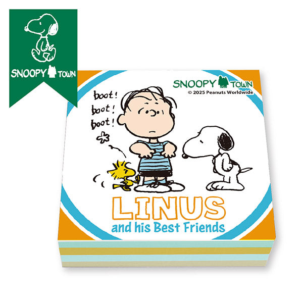 スヌーピー 4層ブロックメモ (SNOOPY and LINUS)