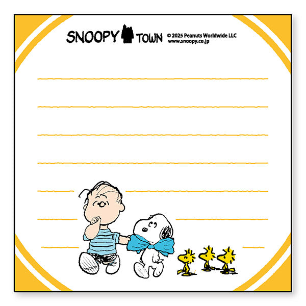スヌーピー 4層ブロックメモ (SNOOPY and LINUS)
