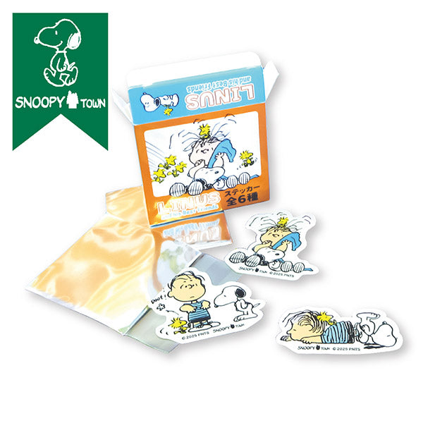 スヌーピー シークレットステッカー (SNOOPY and LINUS)