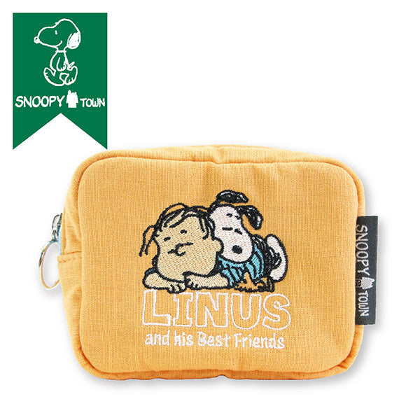 スヌーピー プチポーチ オレンジ (SNOOPY and LINUS)