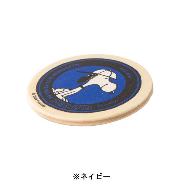 スヌーピー 75周年 丸型マグネット