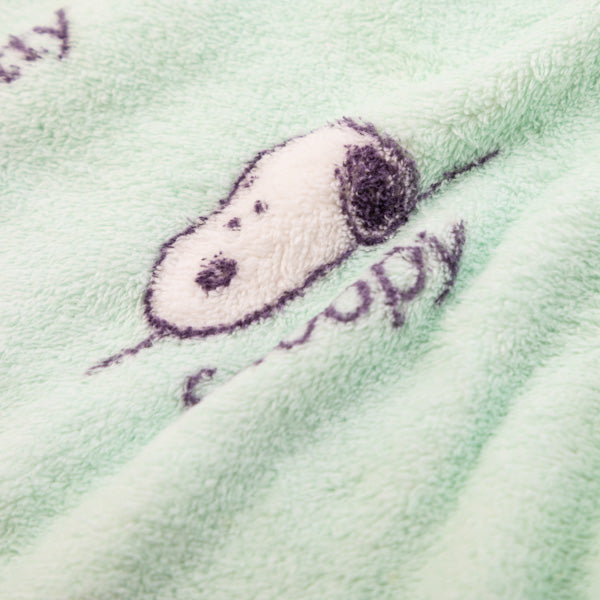 スヌーピー クイックドライ バスタオル (ミント/オールフレンズ)