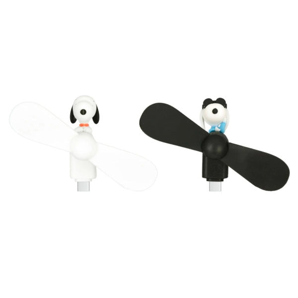 スヌーピー コネクター付きミニクールファン(USB Type-C)