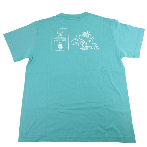 スヌーピー Tシャツ (WOODSTOCK AND FRIENDS Celebrate the 75th anniversary/グリーン)