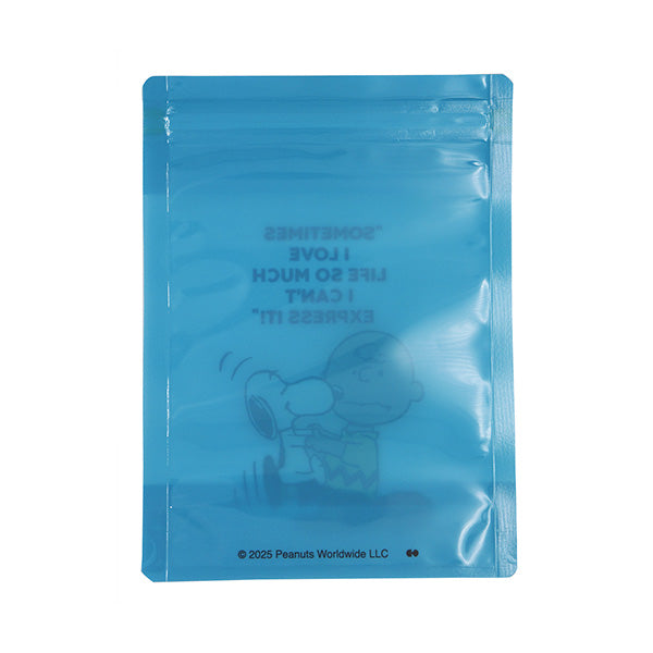 スヌーピー ストレージバッグセット 4P (スヌーピー&チャーリー・ブラウン/ブルー)