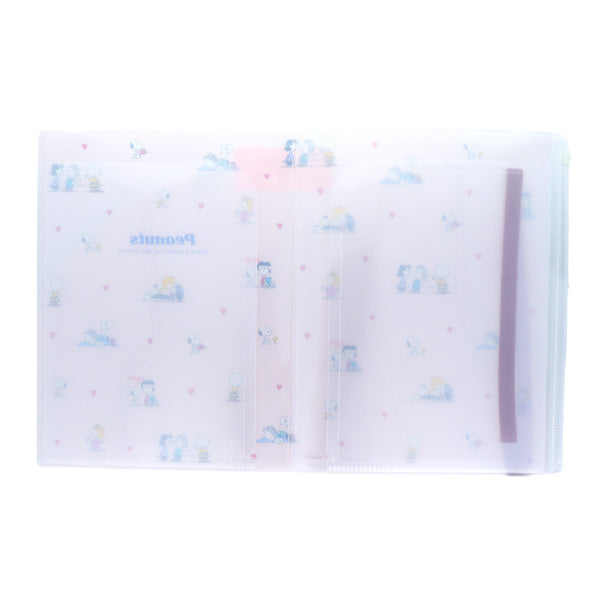 スヌーピー ゴムバンド付クリアファイル5P+F スヌーピーフレンズ (NewLifeCollection)