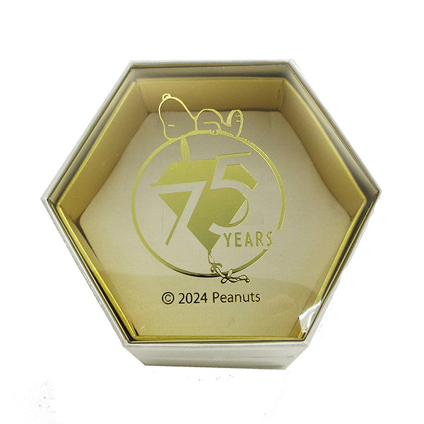 スヌーピー 75周年記念 メダル型 リバーシブルペンダント