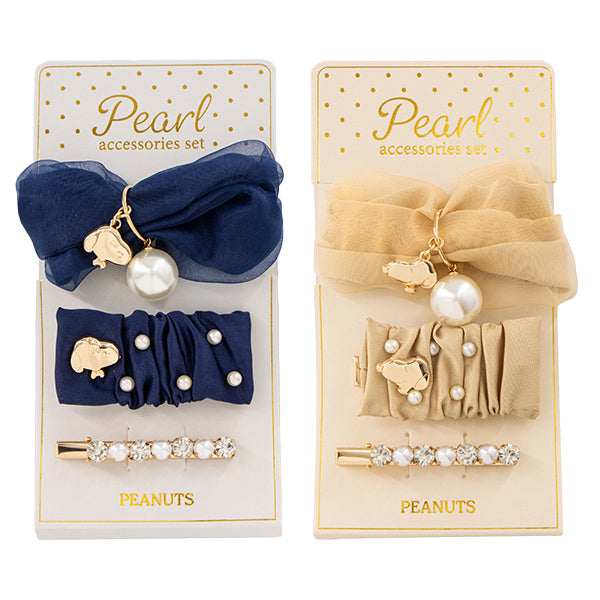 スヌーピー パールヘアアクセサリー