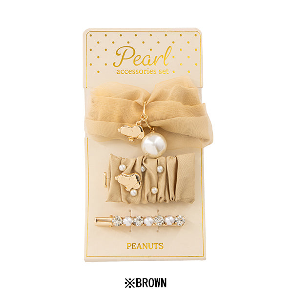 スヌーピー パールヘアアクセサリー