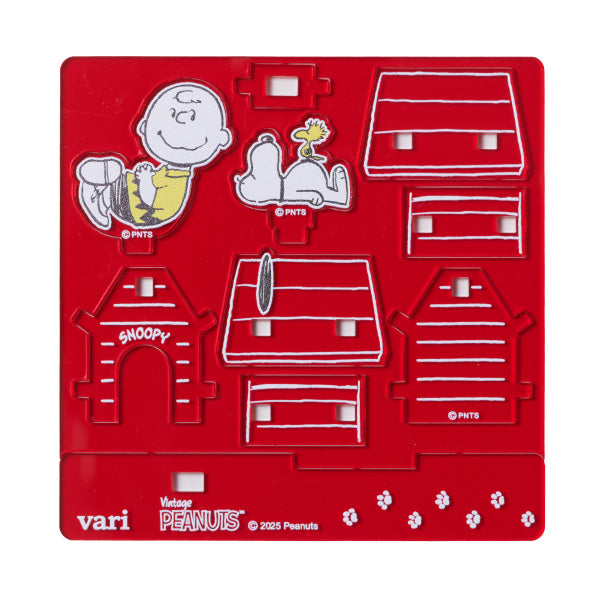 【おかいものSNOOPYオリジナル】立体アクリルスタンドvari (ドッグハウス)