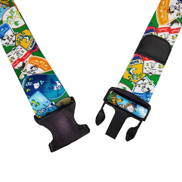 スヌーピー スーツケースベルト ワンタッチ (ワッペン)