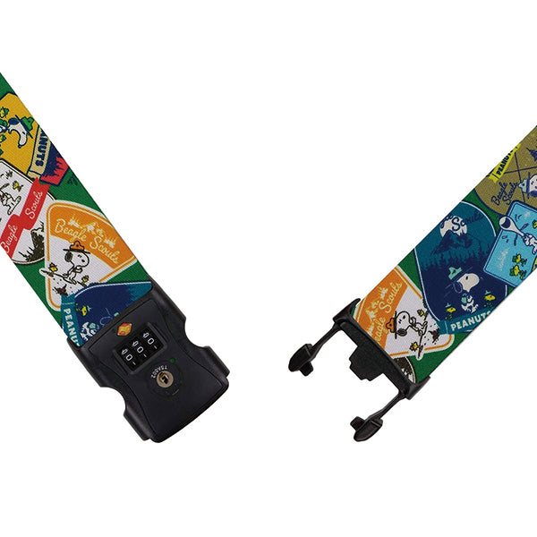スヌーピー スーツケースベルト TSA (ワッペン)