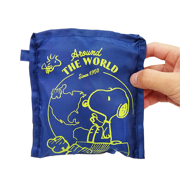 スヌーピー 折りたたみファスナートートMサイズ (ワールド)
