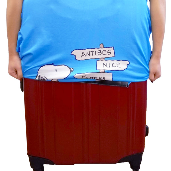 スヌーピー スーツケースカバー Lサイズ (ワールド)