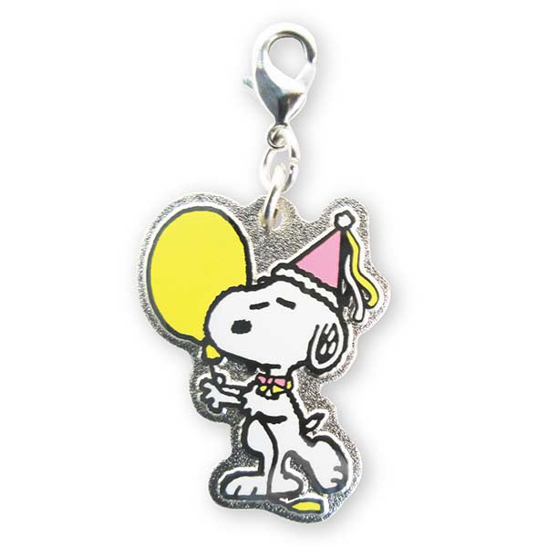 スヌーピー チャーム2個セット (HAPPY BIRTHDAY SNOOPY)