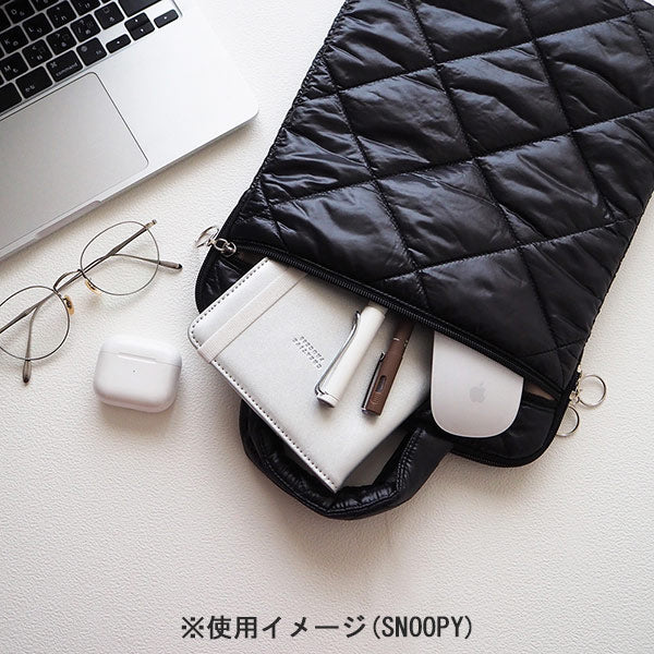 スヌーピー パフィースリーブトート