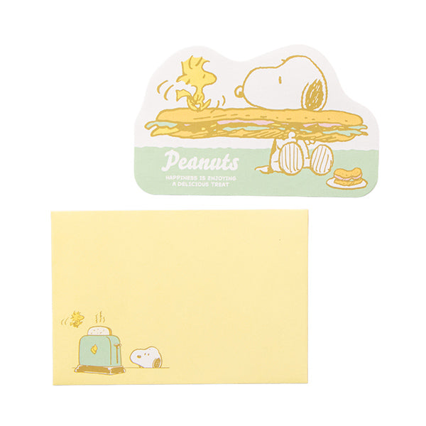 スヌーピー ダイカットミニレター (パン)