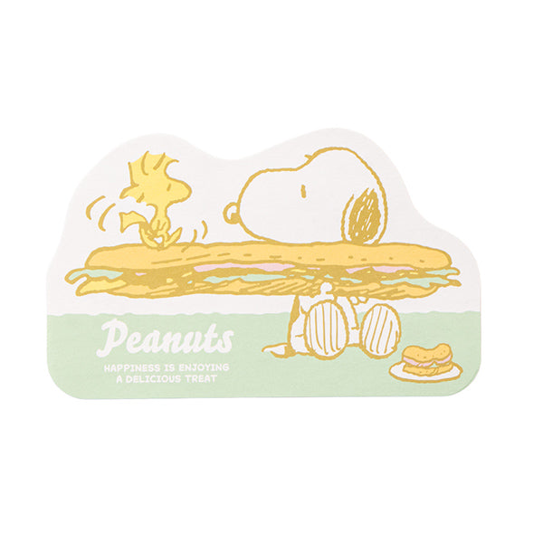 スヌーピー ダイカットミニレター (パン)