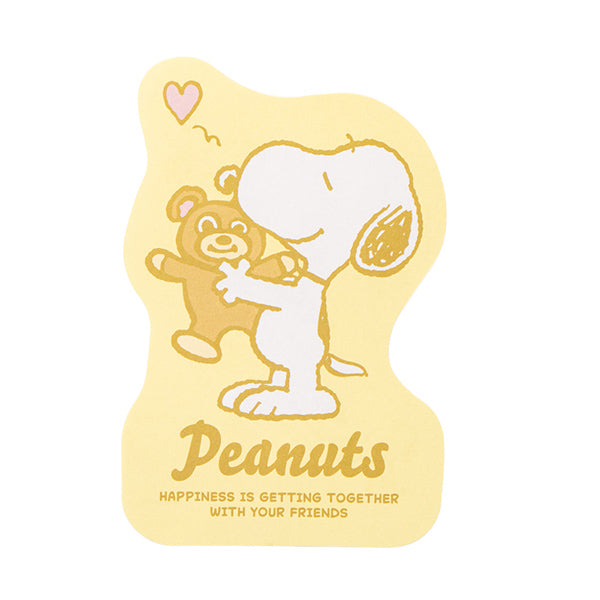 スヌーピー ダイカットミニレター (くま)
