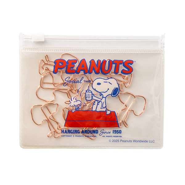 スヌーピー ケース入り ゼムクリップ