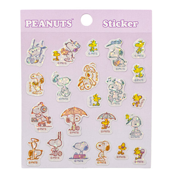 スヌーピー フレーク&シートステッカー (パステル)