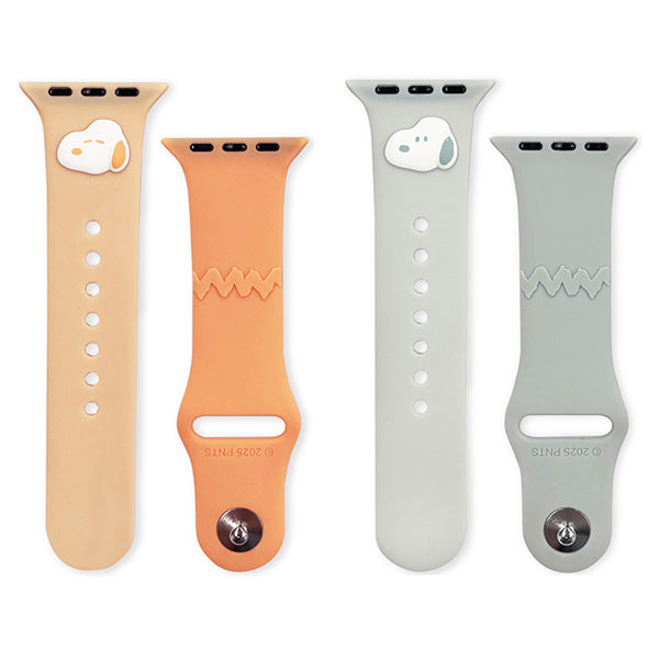 スヌーピー Apple Watch 42 / 41 / 40 / 38mm 対応 シリコンバンド