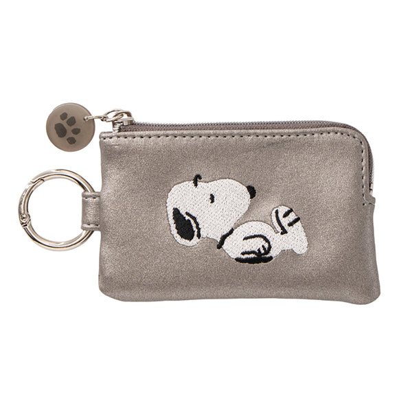 スヌーピー キーケースポーチ (Get up)